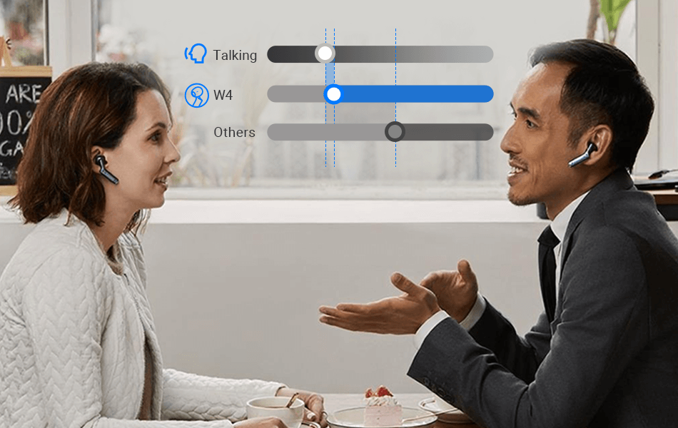 W4 translator earbuds