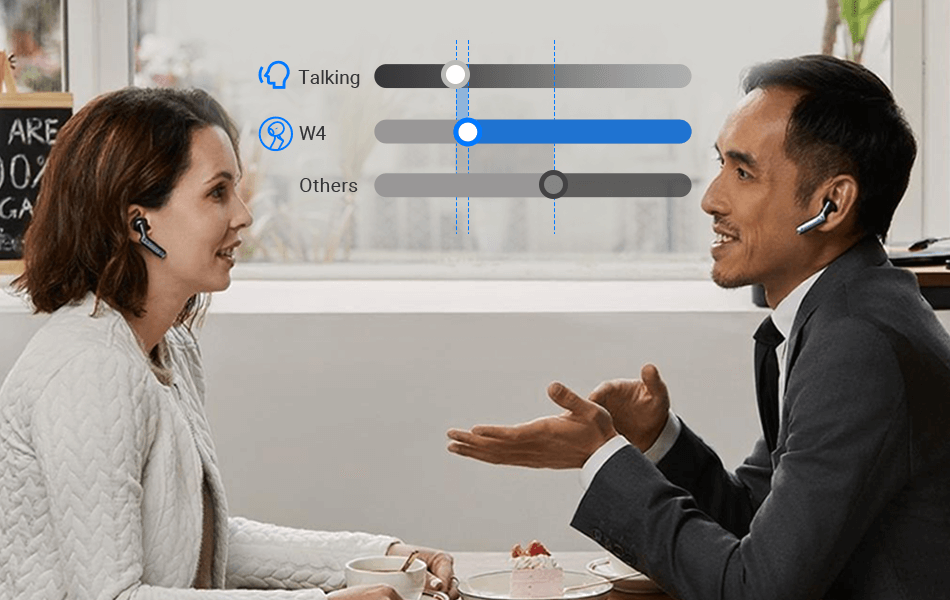 W4 Tai nghe dịch for face to face cross language translaiton