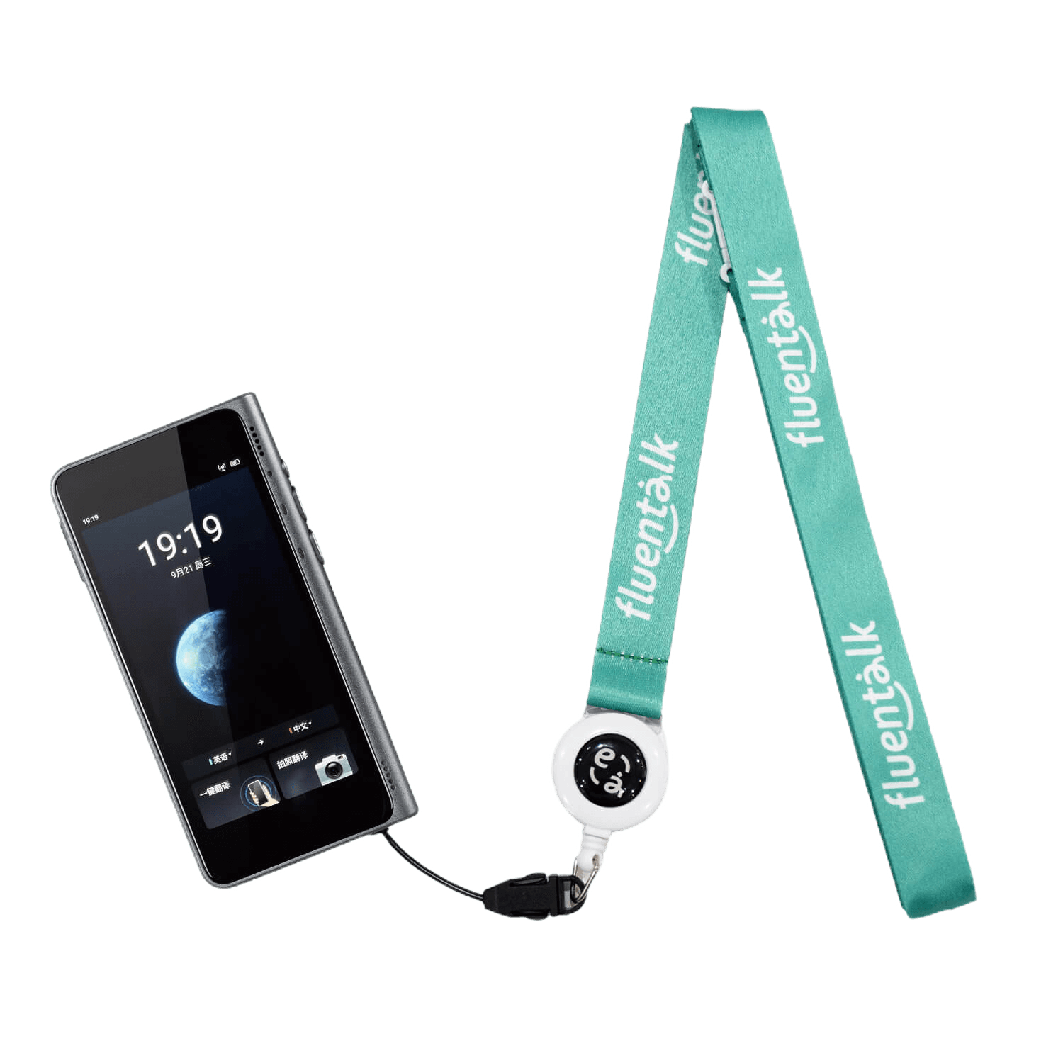 Fluentalk Handheld Thiết bị phiên dịch Lanyard